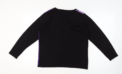 Womens UK Size M Mudflower Purple Pullover Jumper