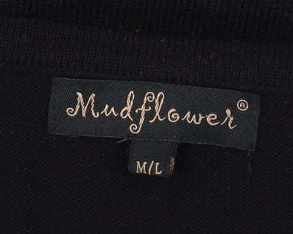 Womens UK Size M Mudflower Purple Pullover Jumper