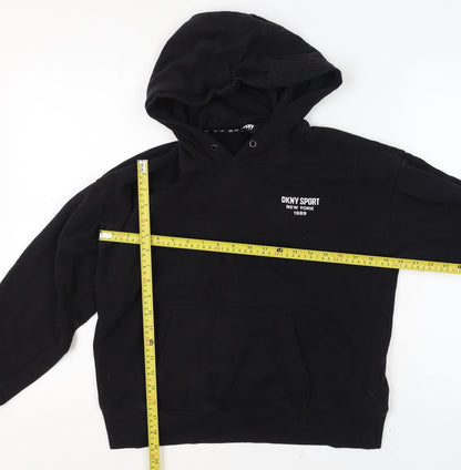 Boys UK Size S DKNY Black Pullover Hoodie
