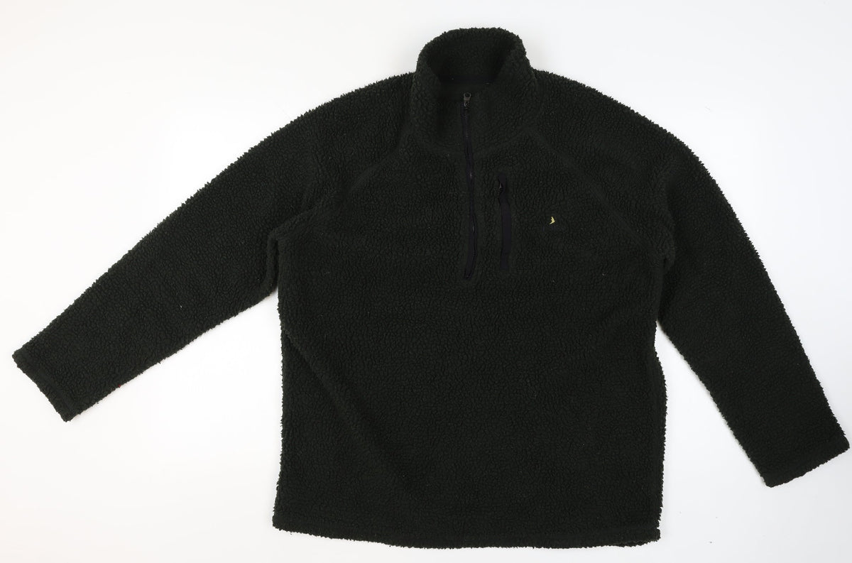 Mens UK Size 2XL il Lago Basic Black Pullover Jumper