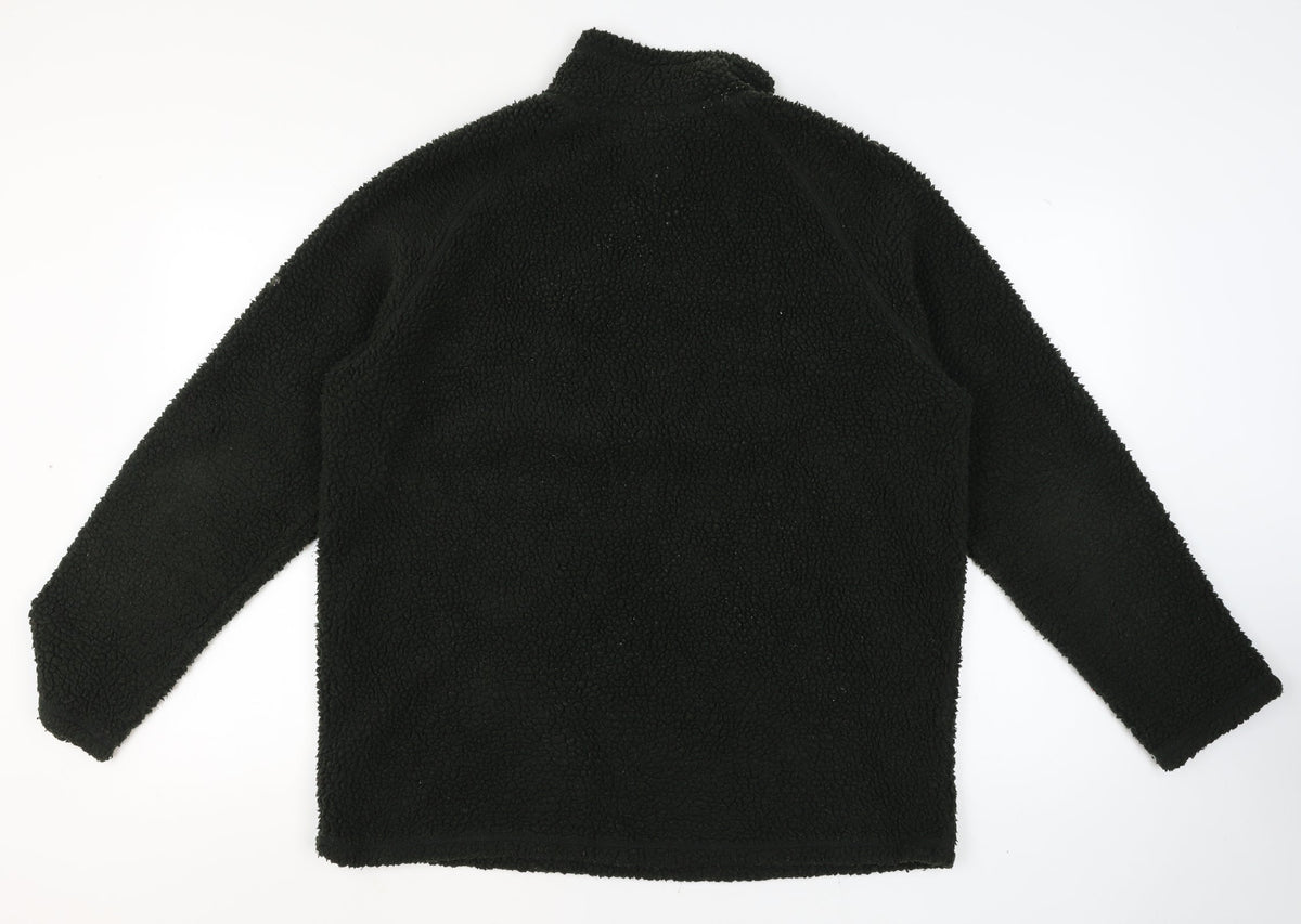 Mens UK Size 2XL il Lago Basic Black Pullover Jumper