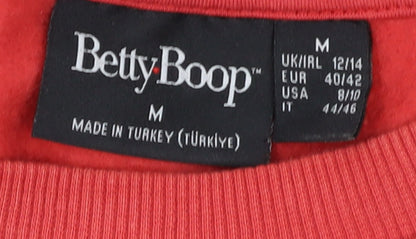 Womens UK Size M Primark Red Pullover Jumper