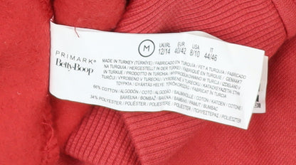 Womens UK Size M Primark Red Pullover Jumper