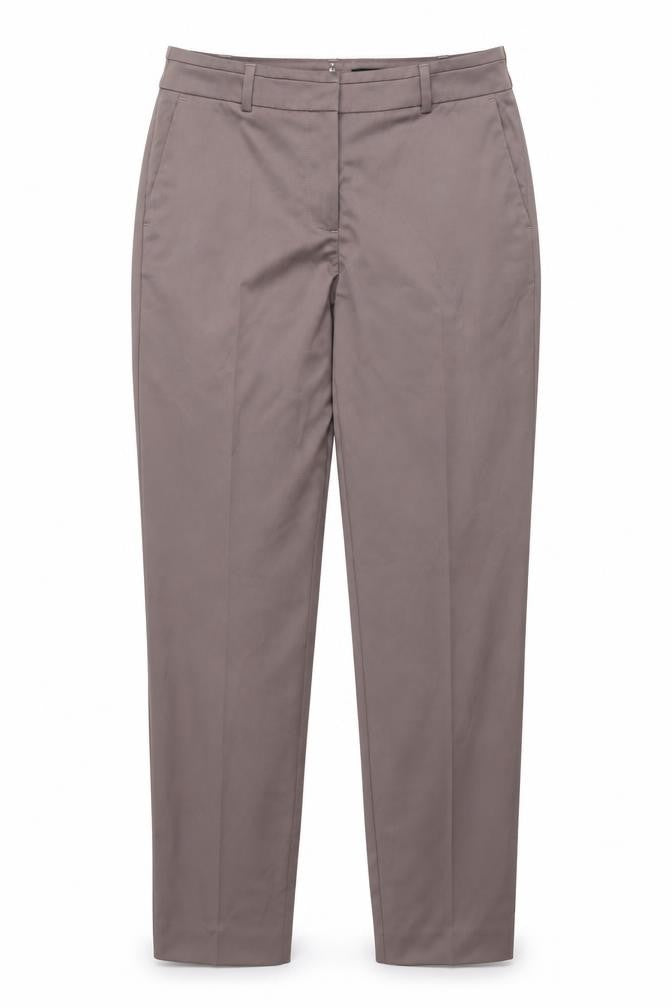 Womens UK Size 8 Comma Regular Fit Dress Pants Brown Trousers