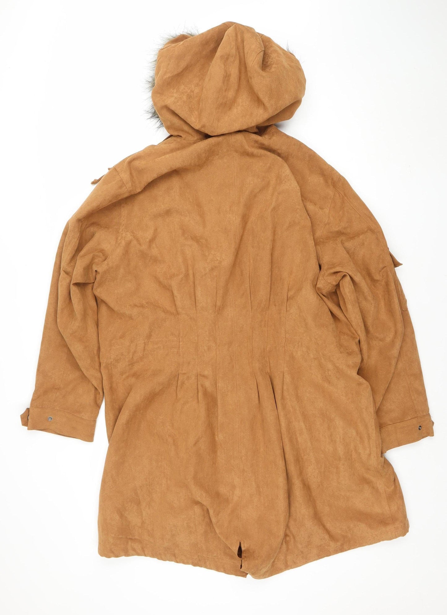 Womens UK Size 18 Togener Brown Parka Coat