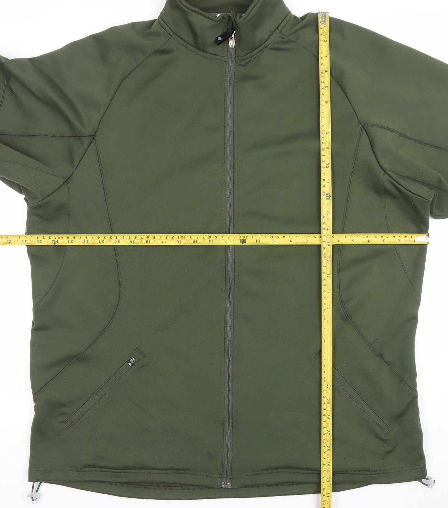 Mens UK Size 2XL Sunuce Green Full Zip Sweatshirt