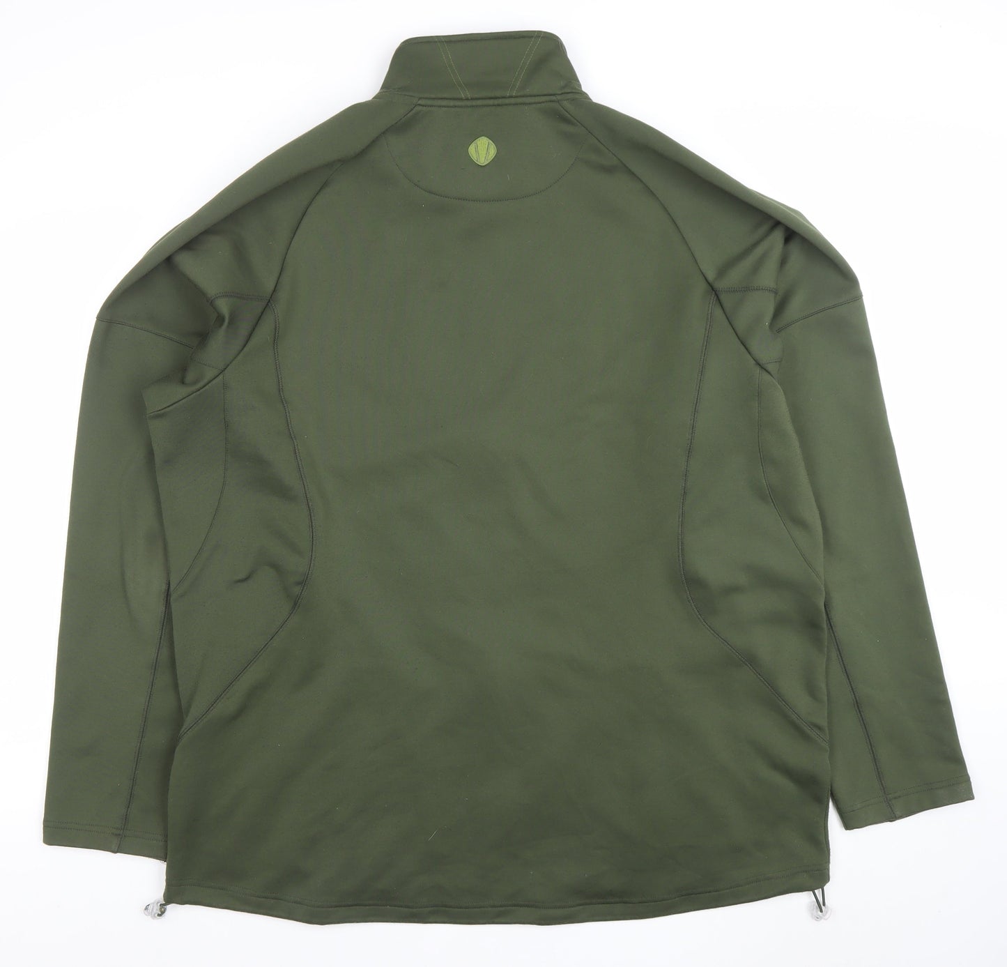 Mens UK Size 2XL Sunuce Green Full Zip Sweatshirt