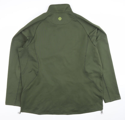 Mens UK Size 2XL Sunuce Green Full Zip Sweatshirt