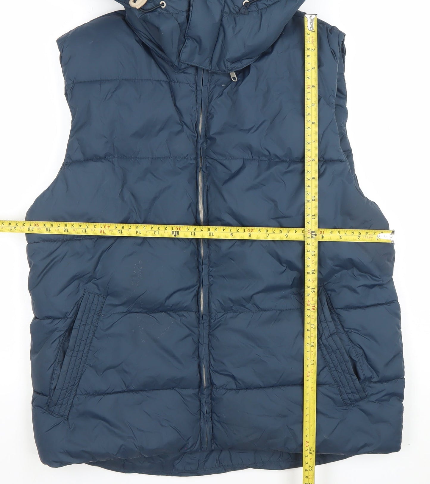 Mens UK Size M H&M Blue Puffer Jacket