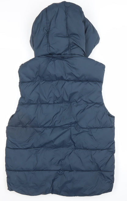 Mens UK Size M H&M Blue Puffer Jacket