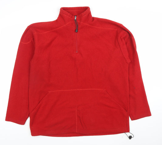 Mens UK Size L Urban Spirit Red Pullover Sweatshirt