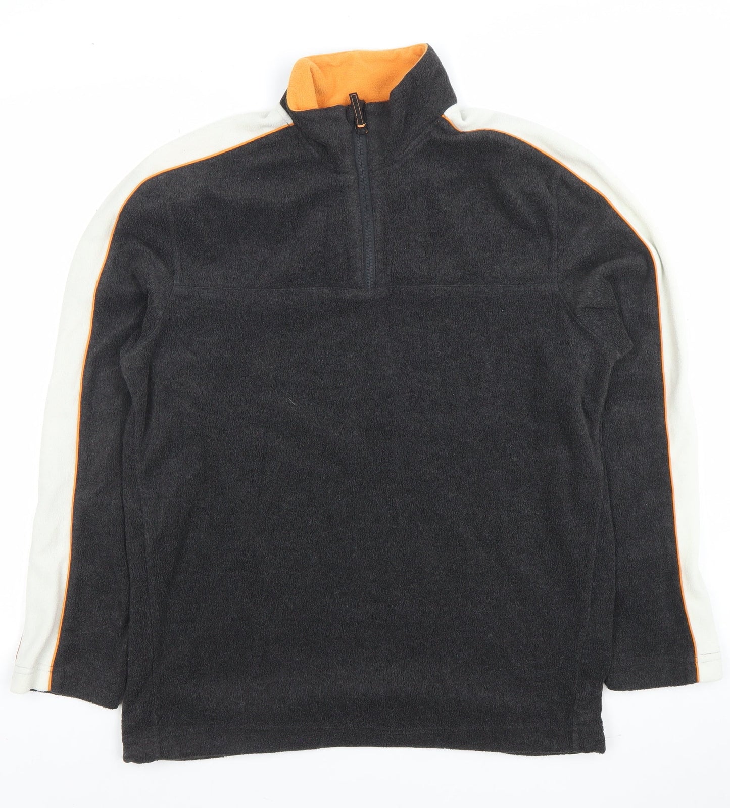 Mens UK Size M Active Sports Black Pullover Sweatshirt