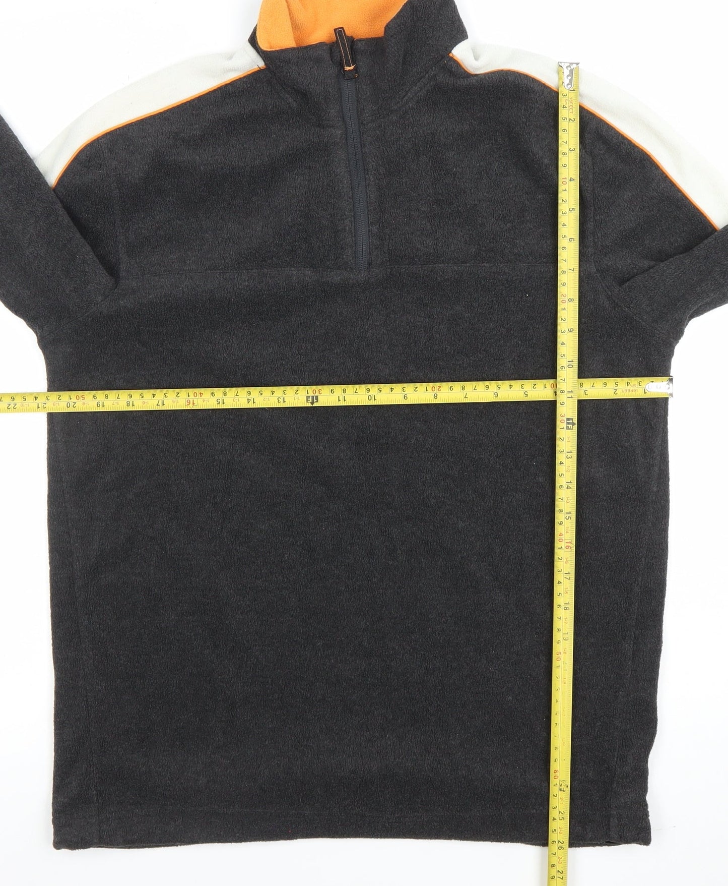 Mens UK Size M Active Sports Black Pullover Sweatshirt