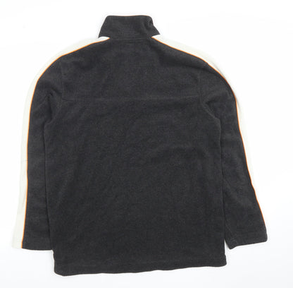 Mens UK Size M Active Sports Black Pullover Sweatshirt