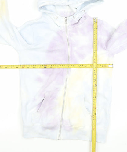 Girls UK Size 11 Years NEXT Multicoloured Full Zip Hoodie