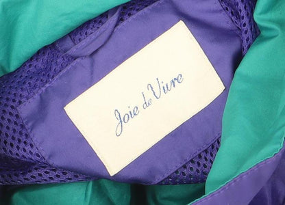 Womens UK Size M Joie de Vivre Purple Windbreaker Coat