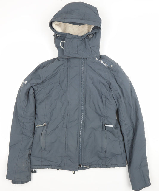 Mens UK Size S Superdry Grey Puffer Jacket
