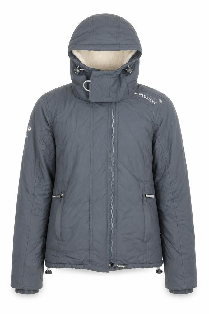 Mens UK Size S Superdry Grey Puffer Jacket