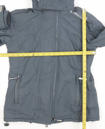 Mens UK Size S Superdry Grey Puffer Jacket