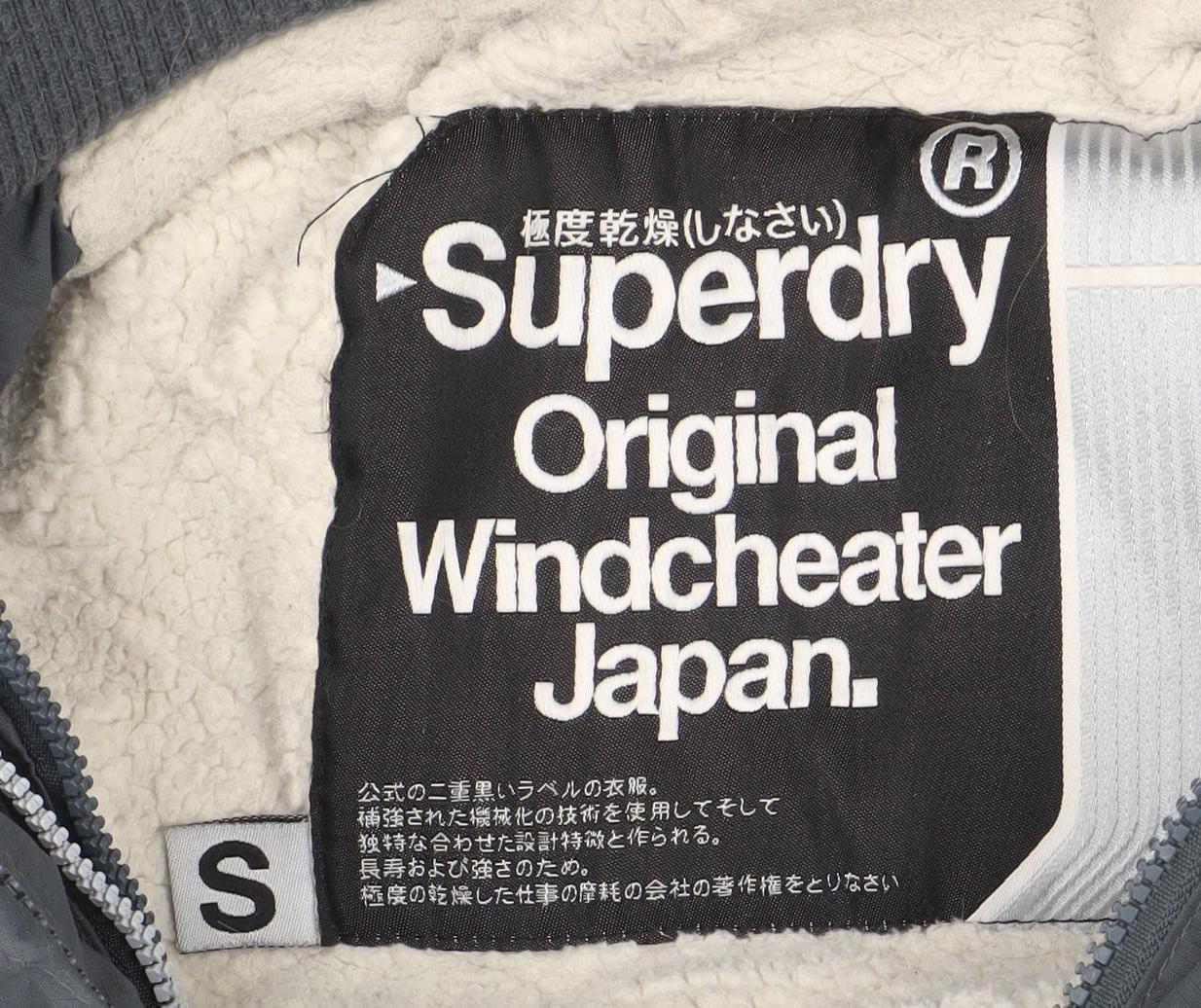 Mens UK Size S Superdry Grey Puffer Jacket