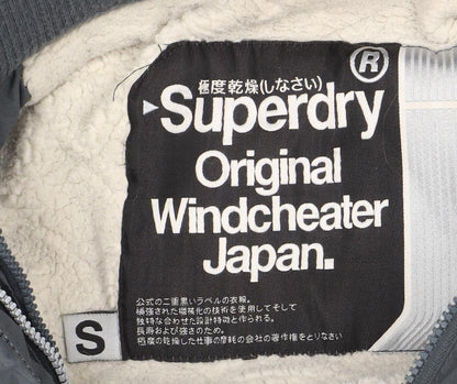Mens UK Size S Superdry Grey Puffer Jacket