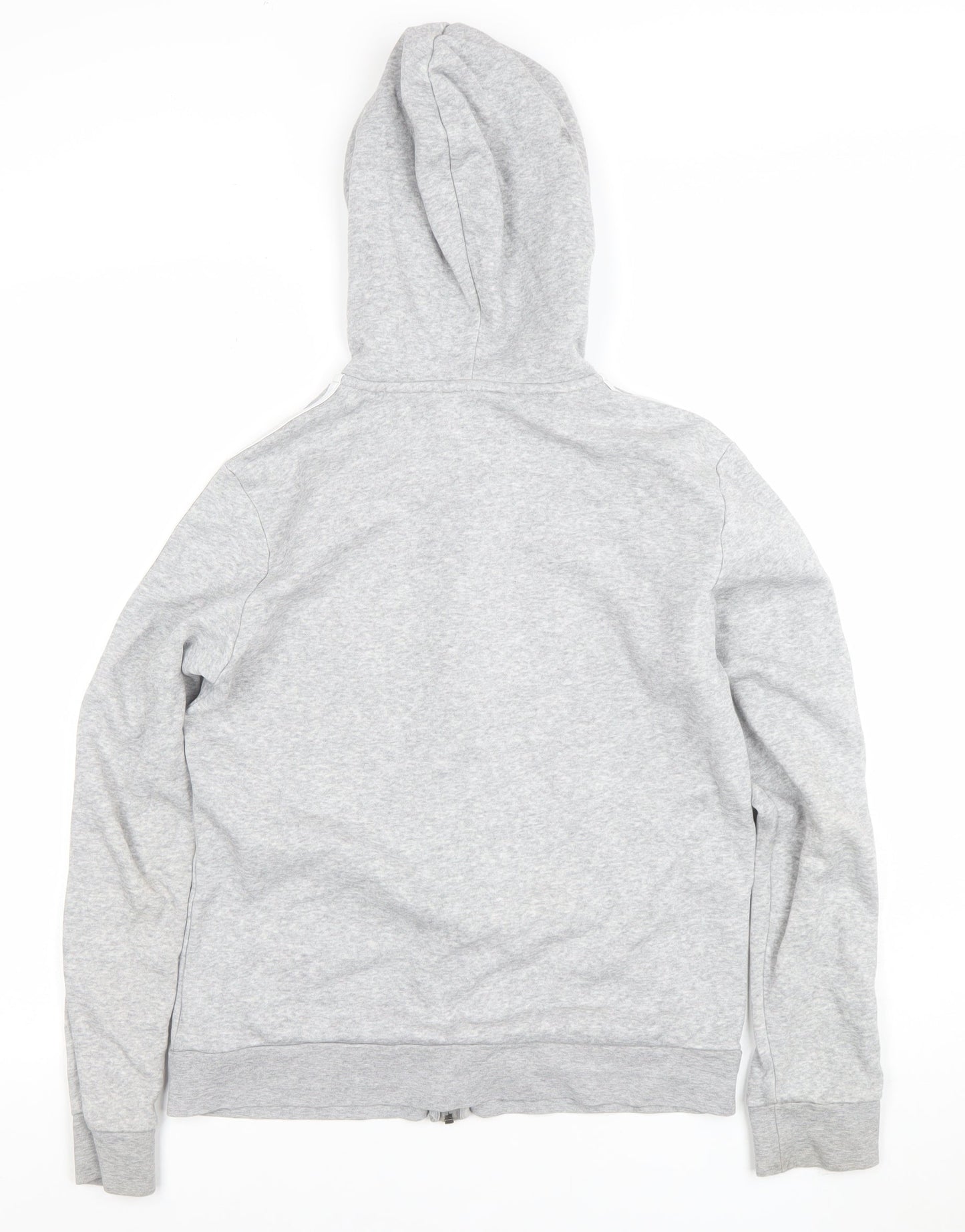 Womens UK Size 12-14 adidas Grey Full Zip Hoodie