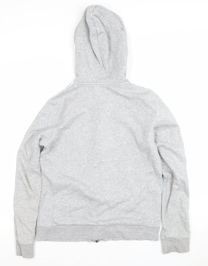 Womens UK Size 12-14 adidas Grey Full Zip Hoodie
