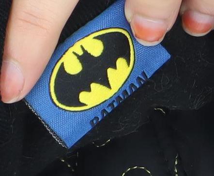 Boys UK Size 6 Years Batman Black Quilted Coat