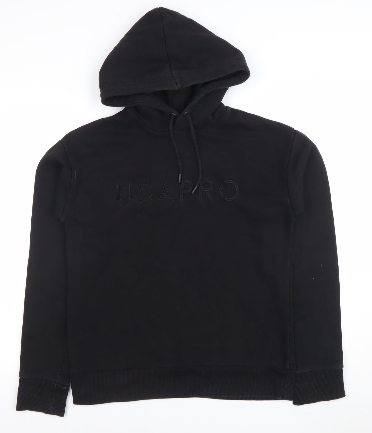 Unisex Adults UK Size S USAPRO Black Pullover Hoodie