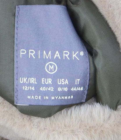 Womens UK Size M Primark Green Parka Coat