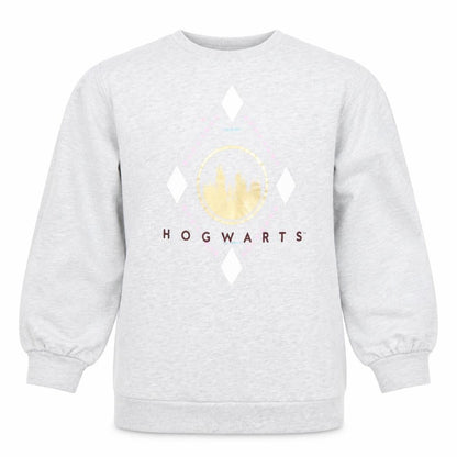 Harry Potter Girls Grey Hogwarts Pullover Sweatshirt 7-8 Years