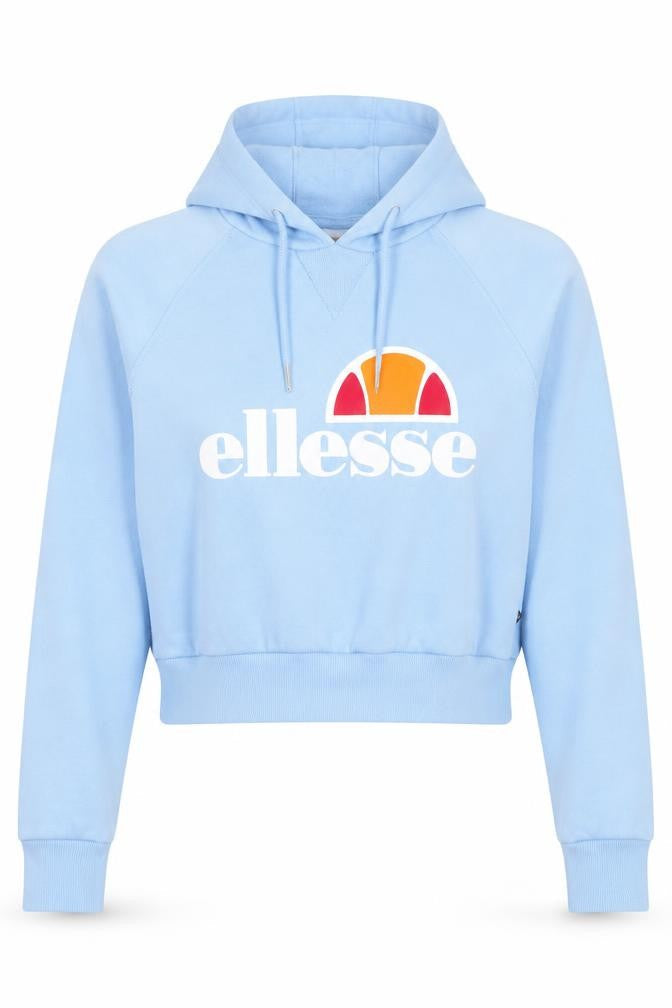 Womens UK Size 12 ellesse Blue Pullover Hoodie