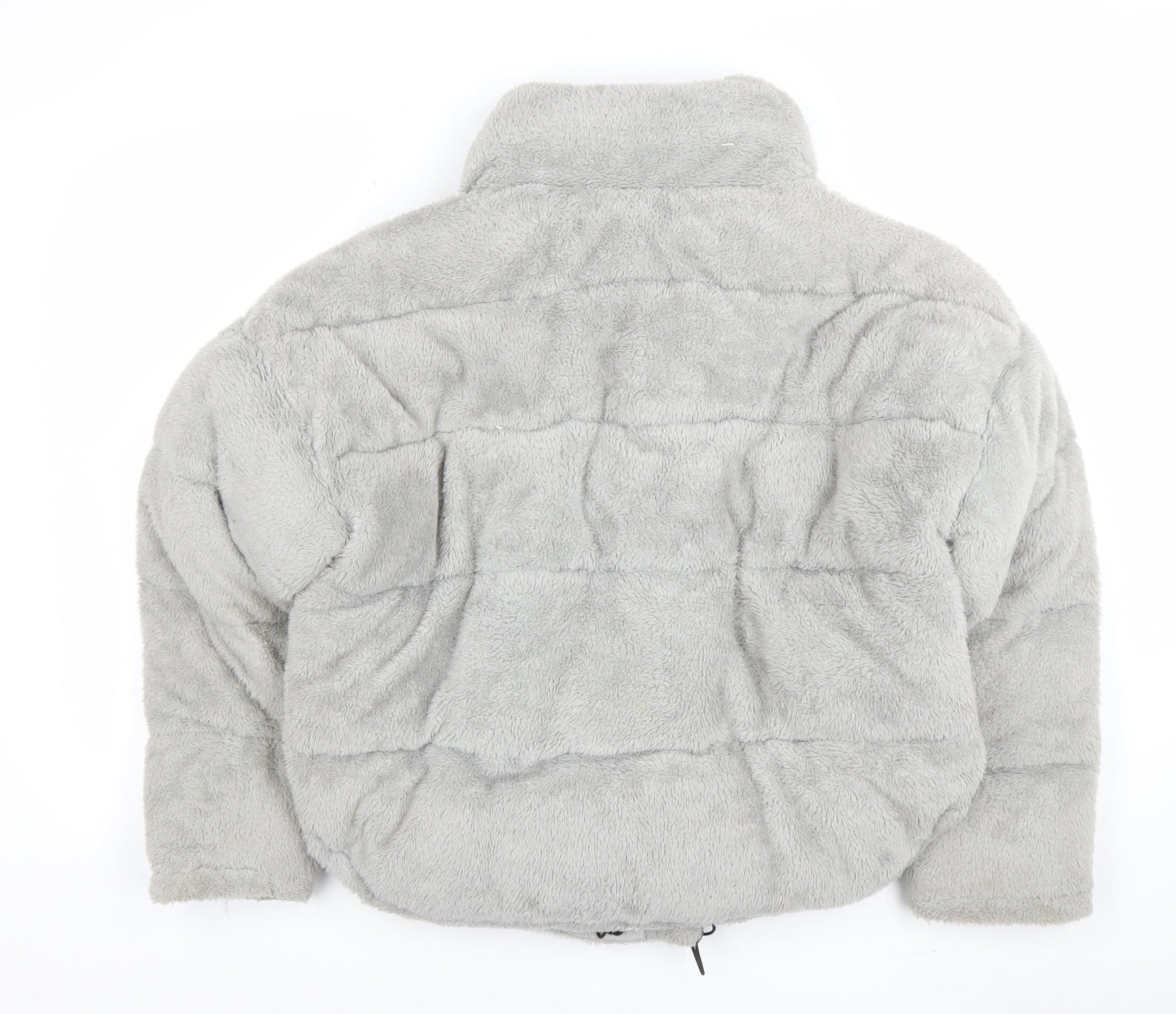 Womens UK Size S Light Before Dark Grey Puffer Jacket