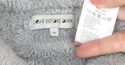Womens UK Size S Light Before Dark Grey Puffer Jacket