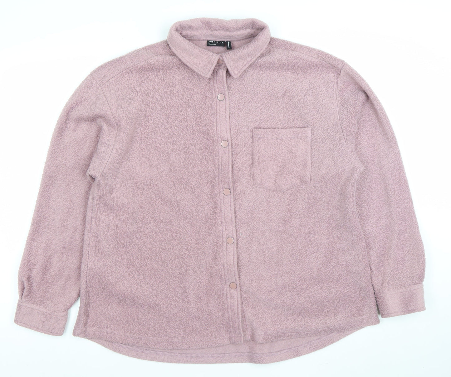 Womens UK Size 12 ASOS Design Pink Basic Jacket