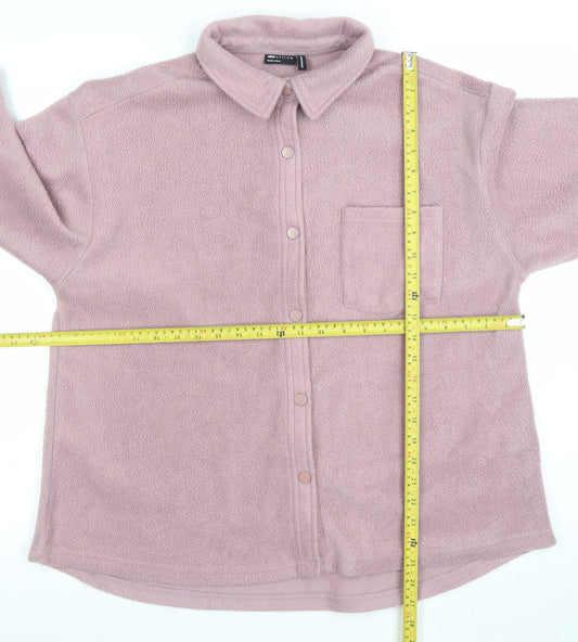 Womens UK Size 12 ASOS Design Pink Basic Jacket