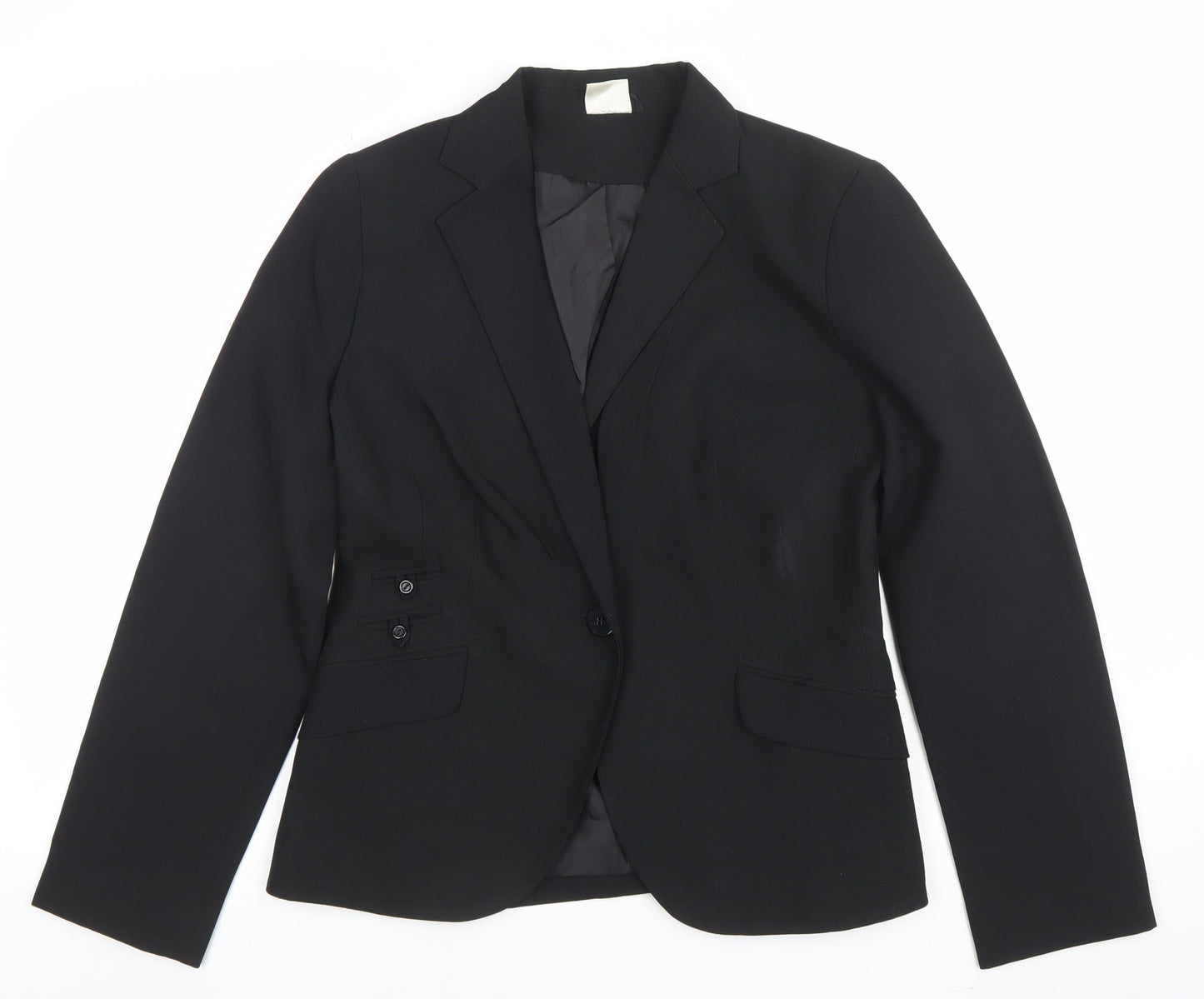Womens UK Size 12 Bay Regular Black Blazer