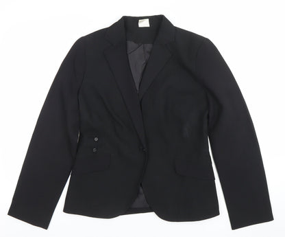 Womens UK Size 12 Bay Regular Black Blazer
