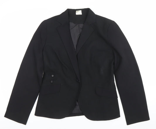 Womens UK Size 12 Bay Regular Black Blazer