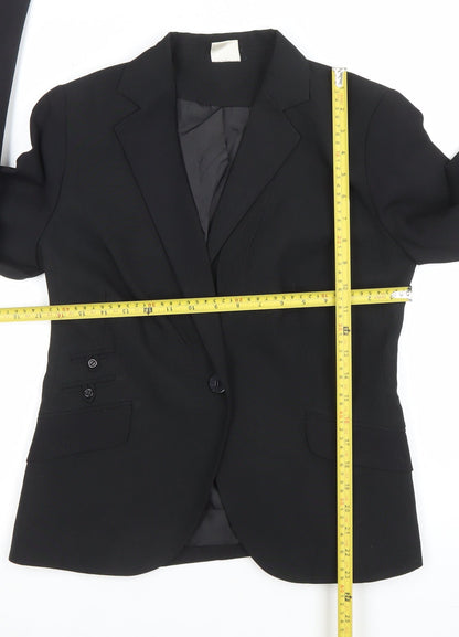 Womens UK Size 12 Bay Regular Black Blazer