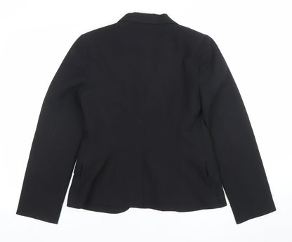 Womens UK Size 12 Bay Regular Black Blazer