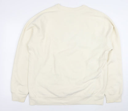 Mens UK Size XL Honest Skateboards Ivory Pullover Sweatshirt
