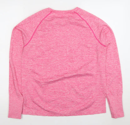 Womens UK Size XL Dunnes Stores Pink Gym & Training Running & Jogging Yoga T-Shi