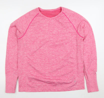 Womens UK Size XL Dunnes Stores Pink Gym & Training Running & Jogging Yoga T-Shi