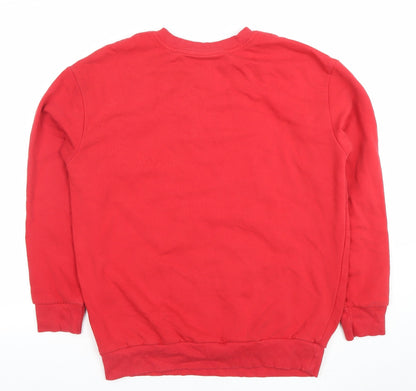 Womens UK Size M Disney at George Red Pullover Sweatshirt