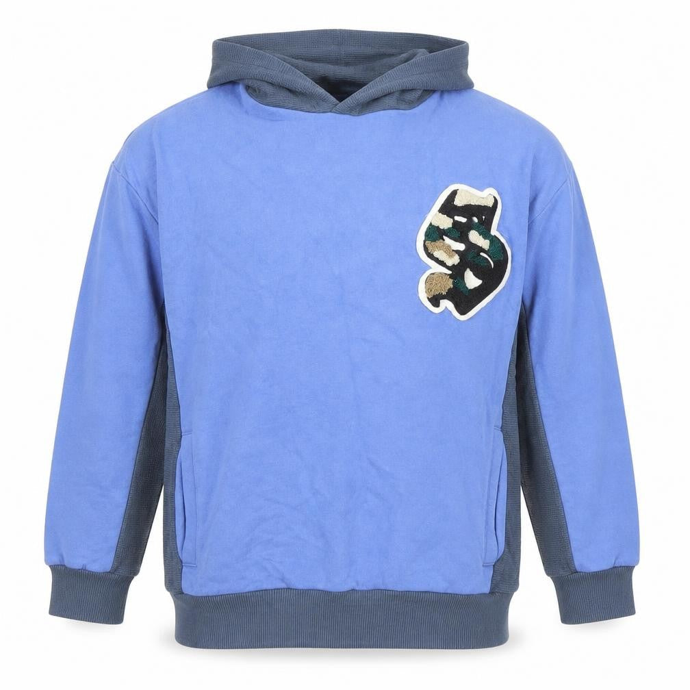Boys UK Size 7-8 Years Marks and Spencer Blue Pullover Hoodie