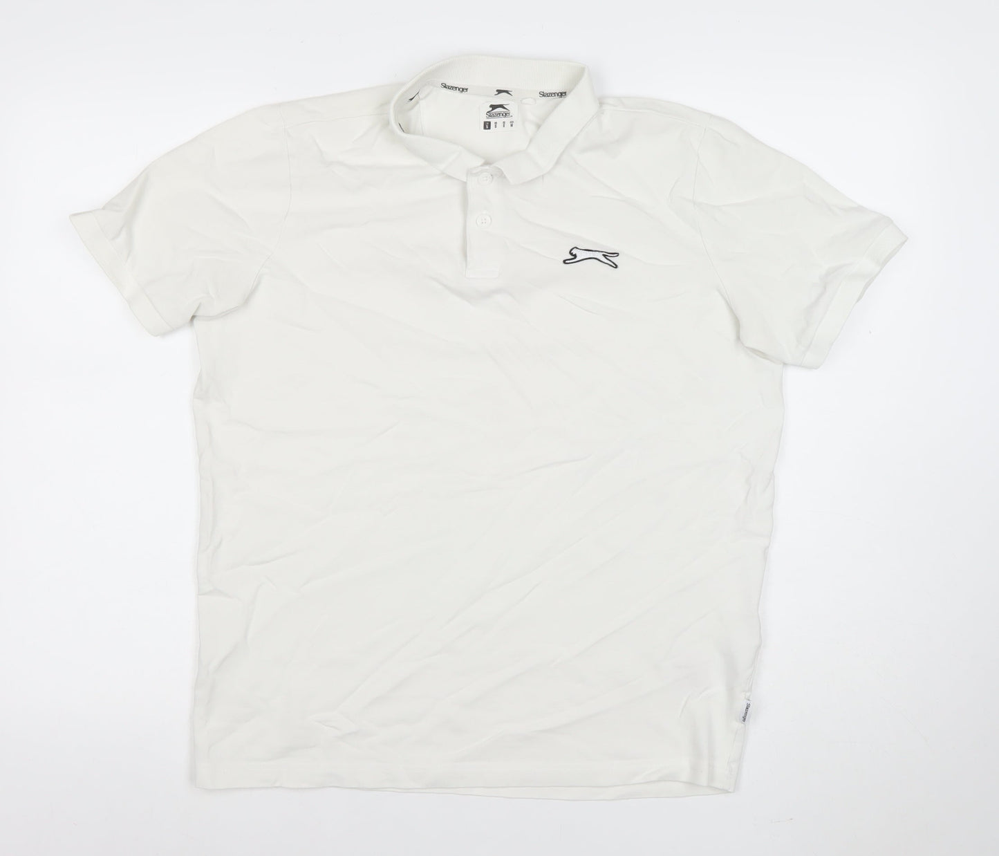 Mens UK Size S Slazenger Cotton Blend Polo Shirt
