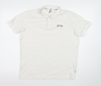 Mens UK Size S Slazenger Cotton Blend Polo Shirt