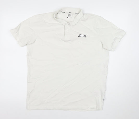 Mens UK Size S Slazenger Cotton Blend Polo Shirt