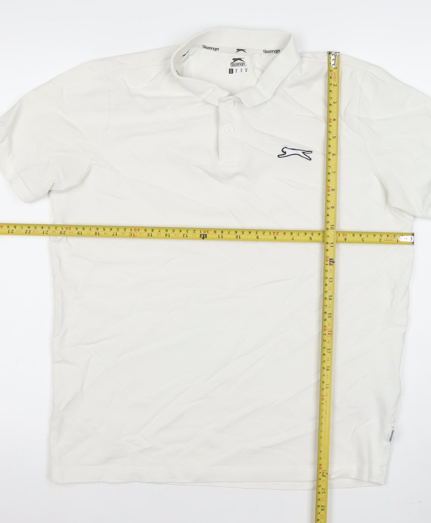 Mens UK Size S Slazenger Cotton Blend Polo Shirt